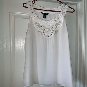 WHBM sleeveless white top 10
